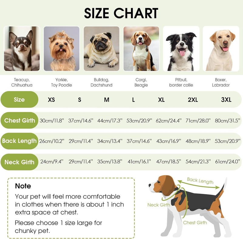 Queenmore Turtleneck Long Sleeve Knitted Sweater with Check Pattern, Fall Winter Warm Sweaters for Small to Large Dogs and Cats, Green - Image 3